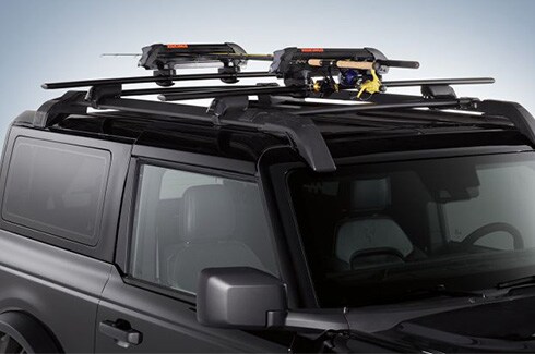 Discover Ford Bronco Accessories in PR, Racks And Carriers By Yakima - Rooftop Fishing Rod Mount